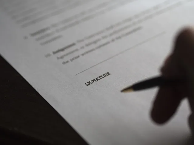 business, signature, contract, deal, paperwork, hand, ready, to write, ok, signature, signature, signature, signature, signature, contract, contract, paperwork. How to draft AI content operations commercial contracts that hold up